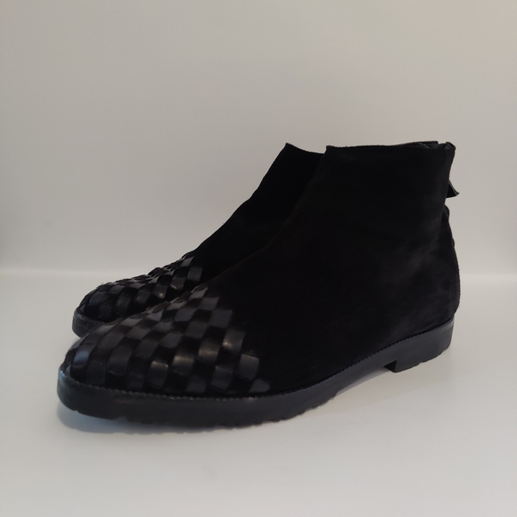 Bottega Veneta Vintage Suede/Leather Ankle boots - Picture 3 of 12